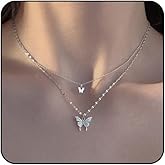 Silver Butterfly Necklace