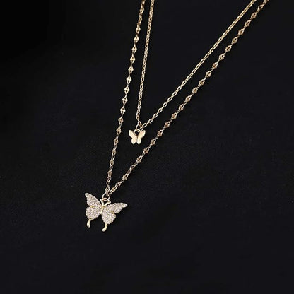 Silver Butterfly Necklace