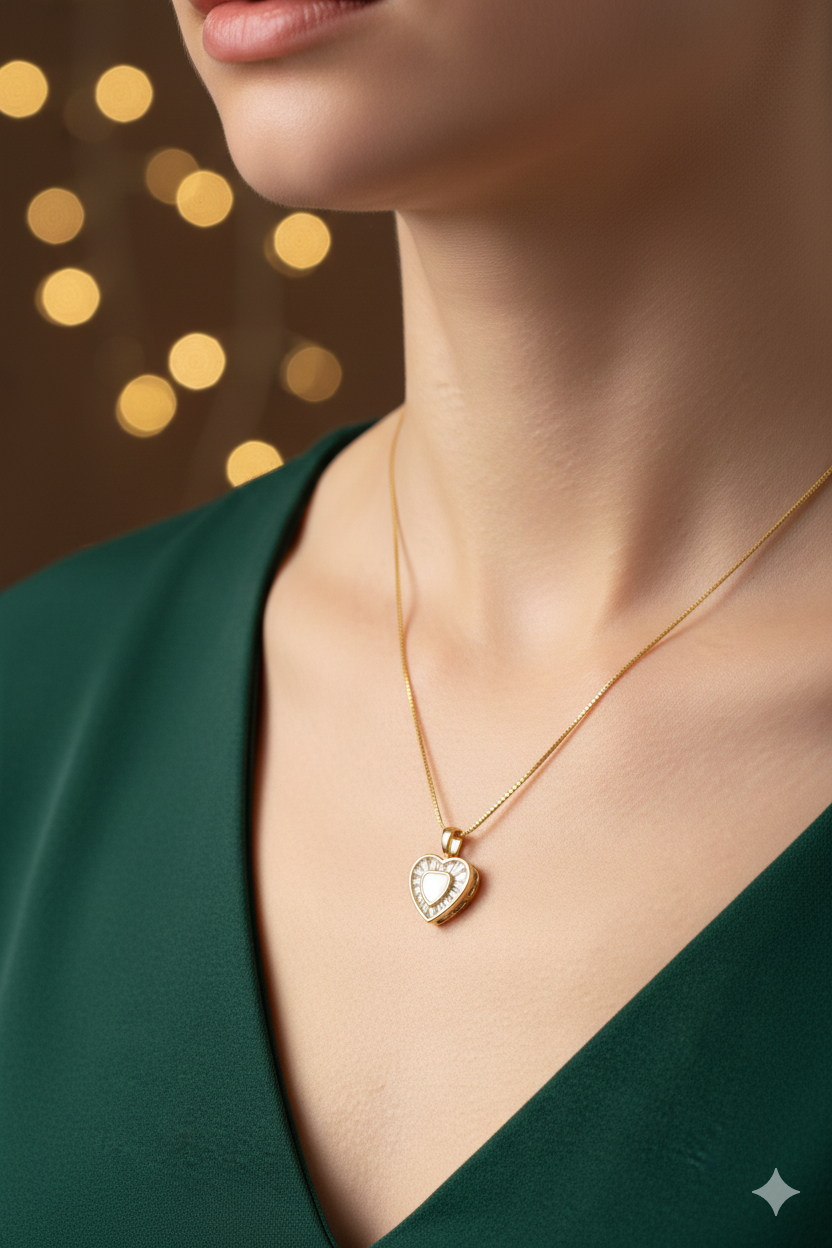 Radiant Love Heart Pendant