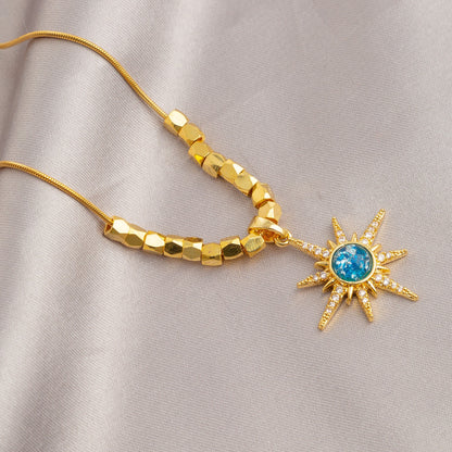 Sun Flower Shaped Necklace